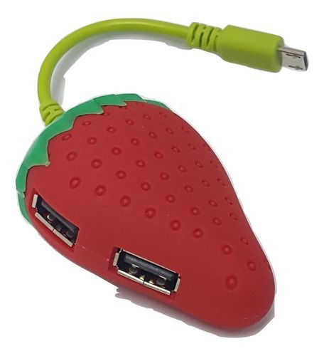 Hub Njoytech OTG Frutilla USB-1