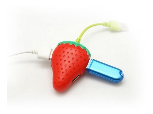 Hub Njoytech OTG Frutilla USB-2