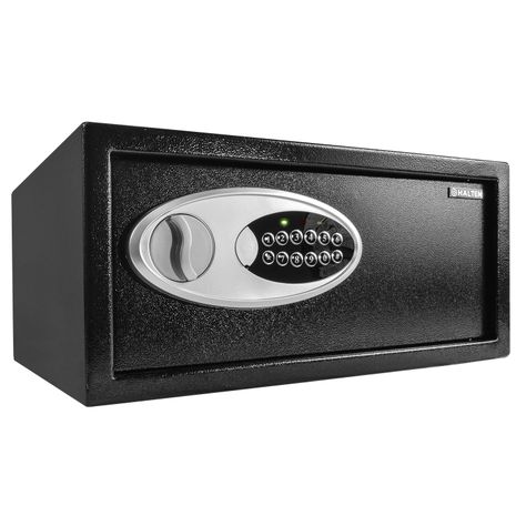 Caja Fuerte Halten Digital Rectangular Acero 22,5 Lts Negra-0