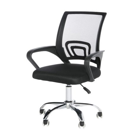 Silla De Oficina Áncora Ergonómica Para Escritorio Negra-1