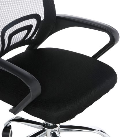 Silla De Oficina Áncora Ergonómica Para Escritorio Negra-6