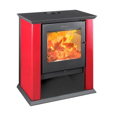 Calefactor a leña Amesti Classic 500 Roja-0