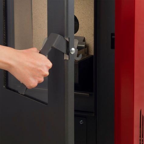 Calefactor a Pellet Amesti Italy 8100 plus Rojo-2
