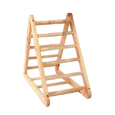Escalera Triangular De Madera-1