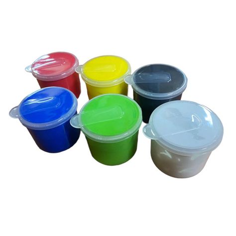 6 Pinturas Lavables Para Dedo-0