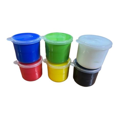 6 Pinturas Lavables Para Dedo-1