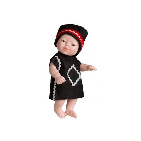 Muñeco Niño Mapuche 30 cm. Con Ropa-0