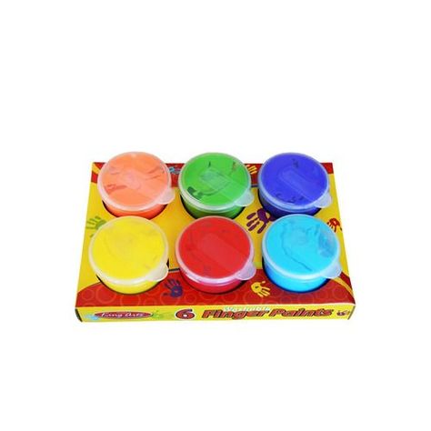 Set De Pinturas Lavables Para Dedo-0