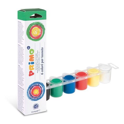 Pintura De Tela 6 Colores 25 ml.-0
