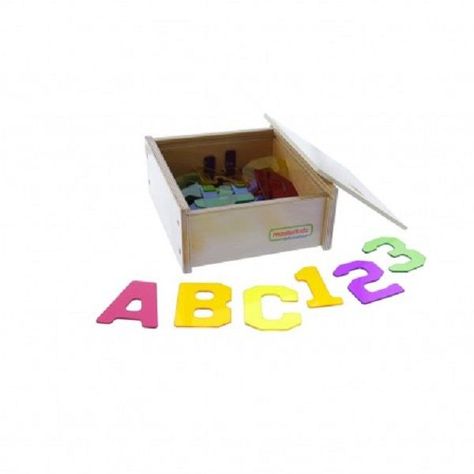 Juego Piezas Traslúcidas Números y Alfabeto-0