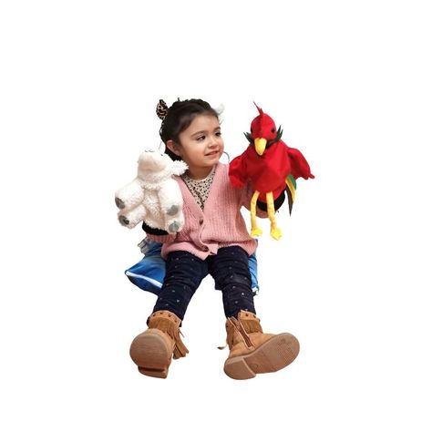 Títere Gallo 23 cm-1