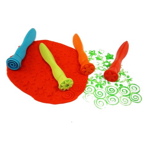 Set De 4 Timbres Con Formas-1