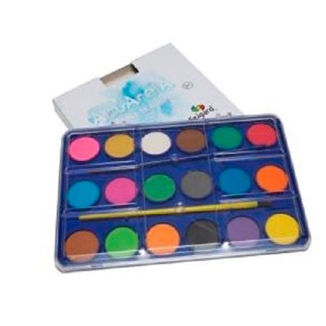 Acuarela Lavable 18 Colores-0