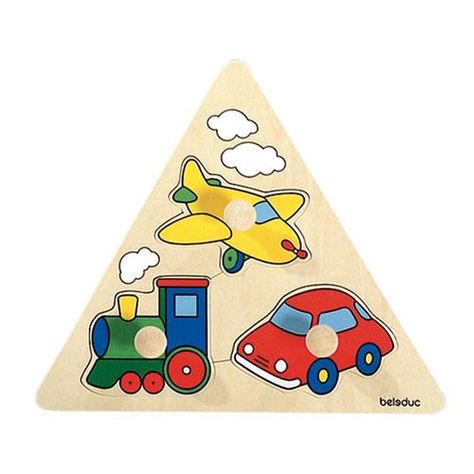 Puzzle Encaje Medios De Transporte-0