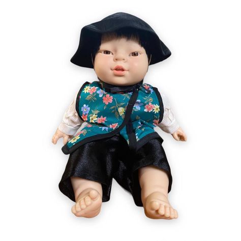 Amigo Del Mundo Niño Asiático Cuerpo Blando-0