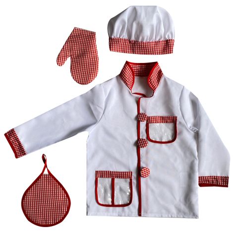 Traje Del Chef Para Niños-0