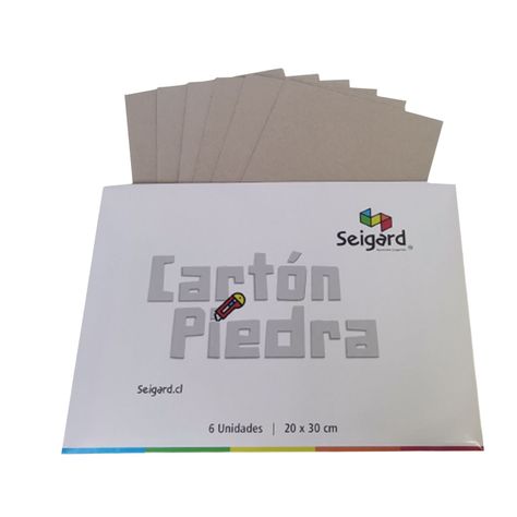 Cartón Piedra 6 Unidades-0