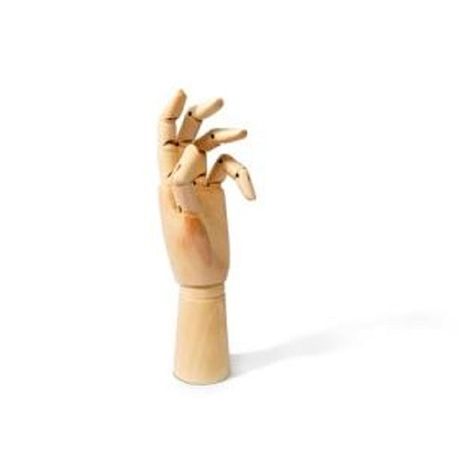 Mano Masculina De Madera Articulada-0