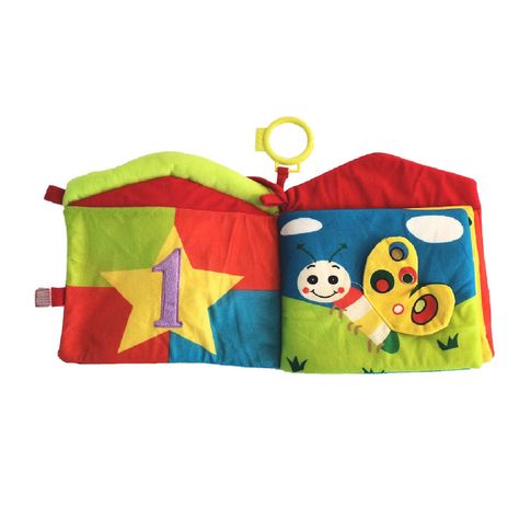 Libro De Tela Sensorial Para Bebés-1