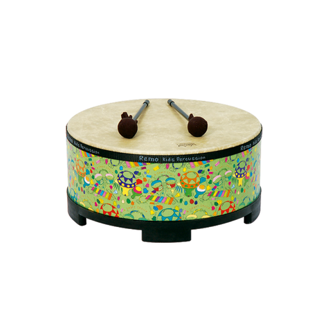 Tambor Intercultural Cuero Natural Jumbo-0