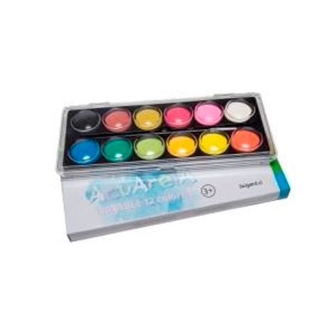 Acuarela Lavable 12 Colores-0