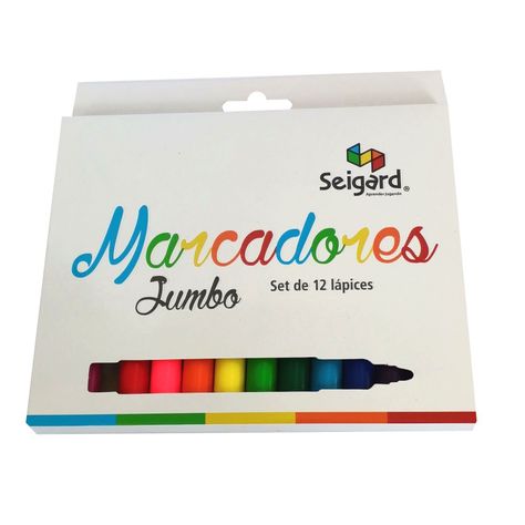 Marcadores Jumbo 12 Unidades-2