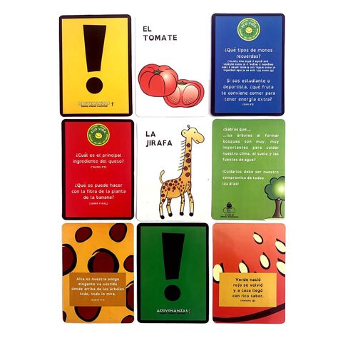 Tarjetas Eco de Adivinanzas y Curiosidades 1-0