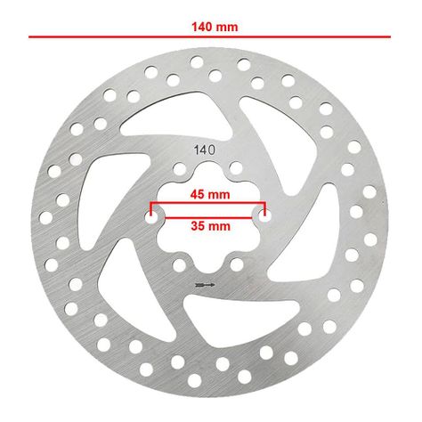Disco de Freno Scooter Zero 10X 140mm-3