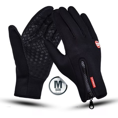 Guantes Térmicos Unisex “M” Negro-0