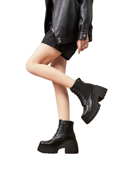 Botin Mujer Plataforma M440. Horma Grande-0