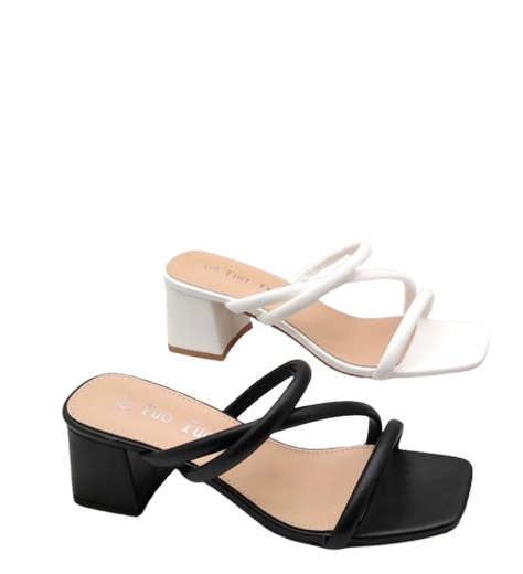 Sandalia Mujer Taco Bajo M416-0