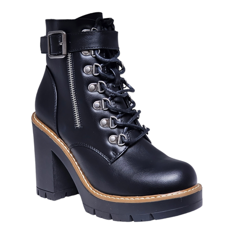 Botin Negro Mujer  M345-0