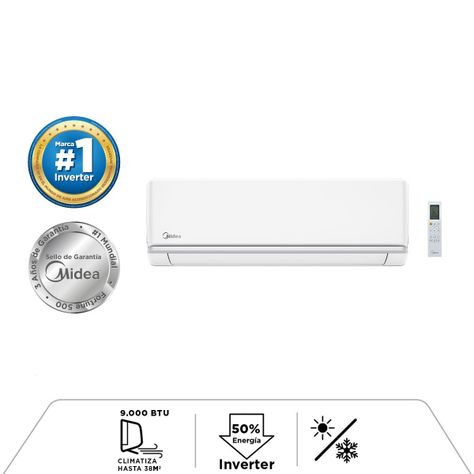 Aire Acondicionado MIDEA Xtra R32 INVERTER 9000BTU/hr-3