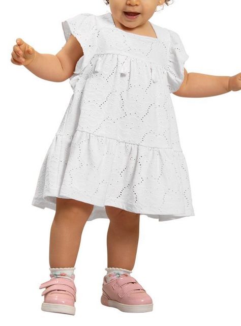 Vestido Broderie Bebé Niña-0