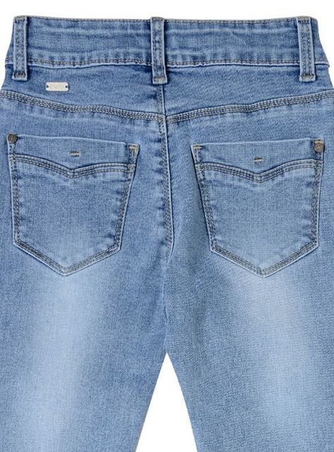 Jeans Mezclilla Flare Niña Algodón -4