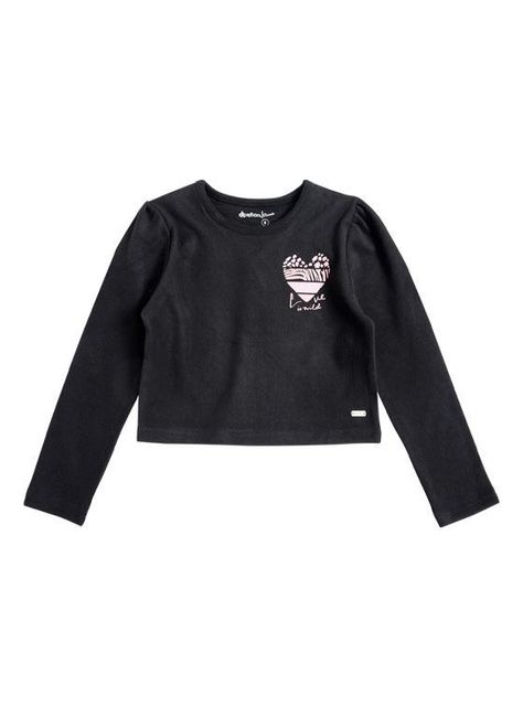 Polera Manga Afranelada larga Niña-2