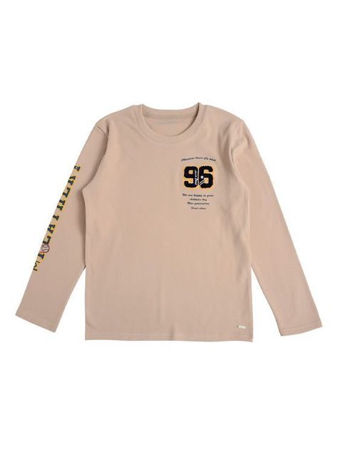 Polera Manga Afranelada larga Niño-0