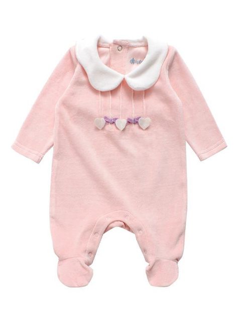 Osito Plush Bebé Niña con Broches-0