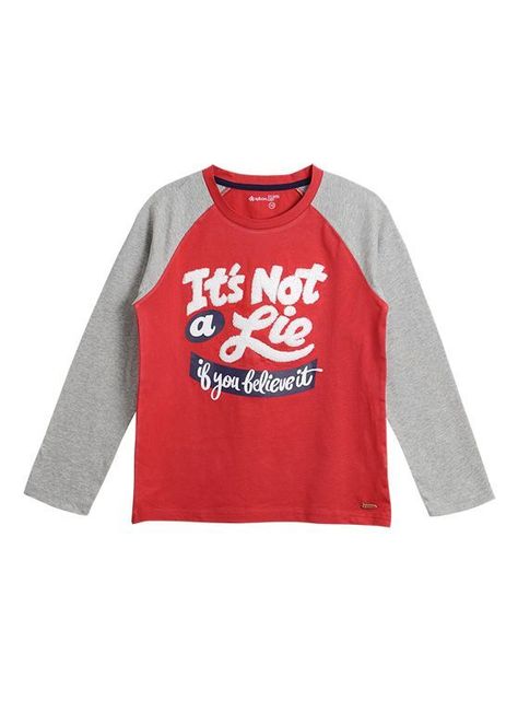 Polera Niño con Aplicación en Relieve-1