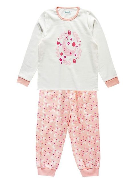 Pijama Niña Manga Larga-1