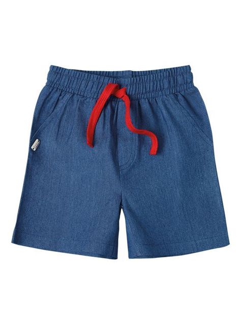 Conjunto Polera y Bermuda Mezclilla Bebé Niño-3