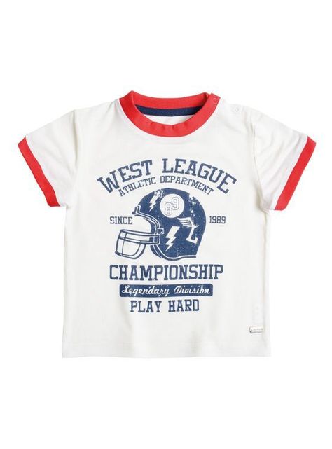 Polera Bebé Niño Manga Corta Algodón-0