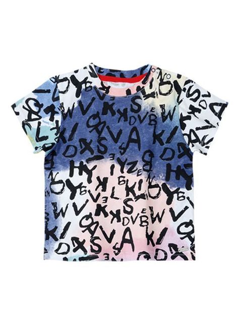 Polera Bebé Niño Manga Corta Algodón y Cuello Redondo-1