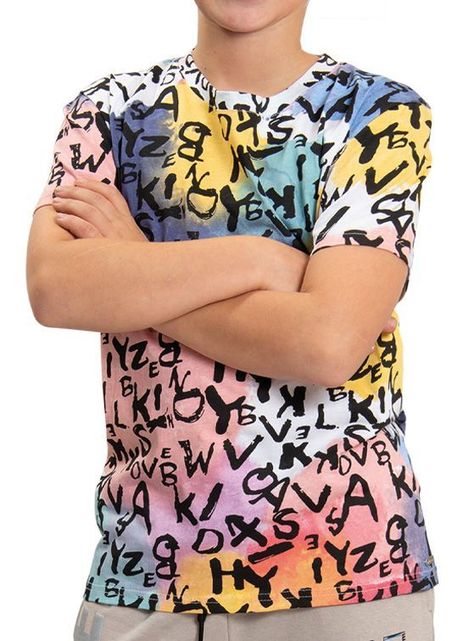 Polera Niño Manga Corta Verano de Algodón-0