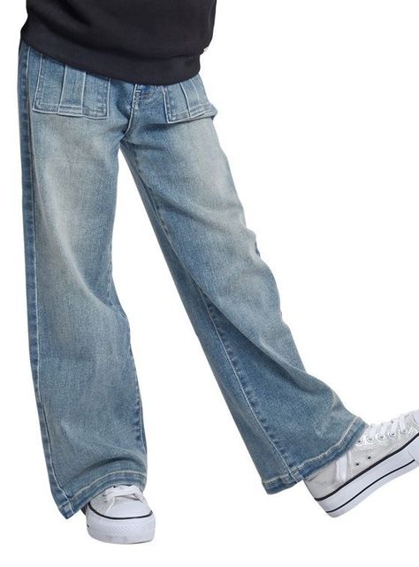 Jeans Ancho Niña-0