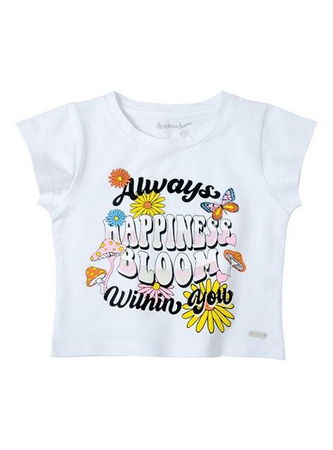 Polera Niña Manga Corta Hapiness-0