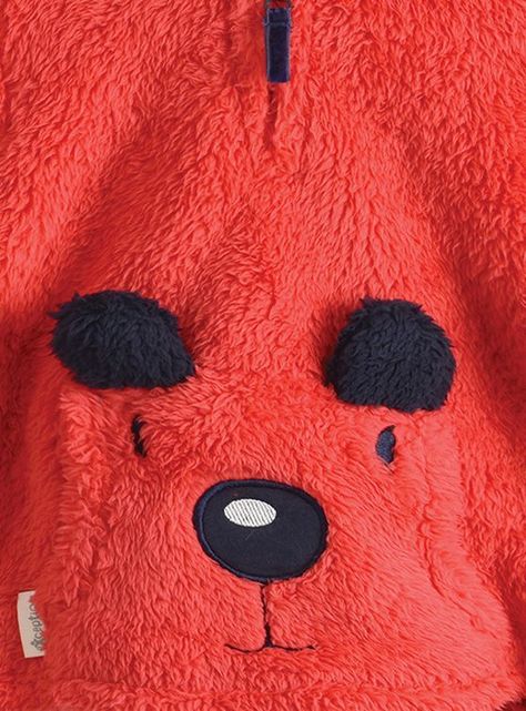 Polerón Peludo Bebé Niño Oso-1