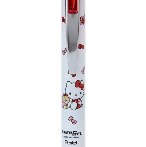 Bolígrafo de Tinta gel retráctil pentel energel Hello Kitty Sanrio Original Made in Japan-3
