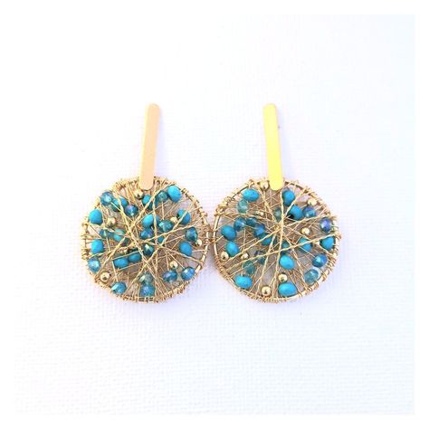 Aros  Manda Turquesa-0