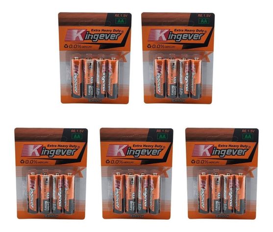 Pack Pilas Doble Aa Kingever 20 Unidades-0